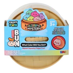 Crazy Fun® Holographic Mystery Squishy
Bun Set